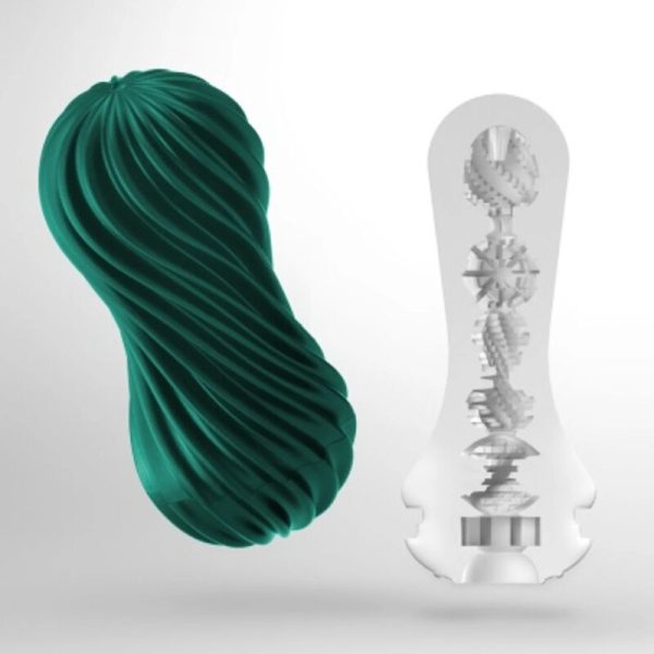 MASTURBADOR TENGA FLEX FIZZY VERDE - Imagen 3