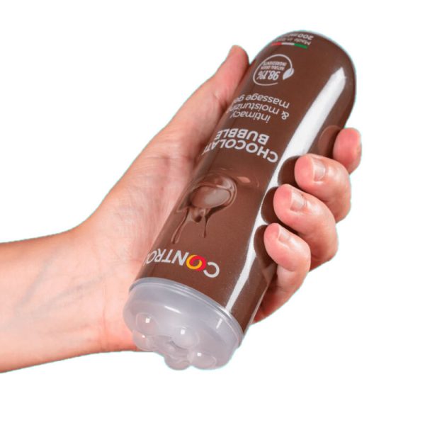 GEL DE MASSAGEM CONTROL 3 EM 1 BOLHA DE CHOCOLATE 200 ML - Imagen 3