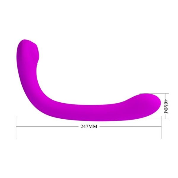 PRETTY LOVE ALEX VIBRADOR E ESTIMULADOR - ROXO - Imagen 3
