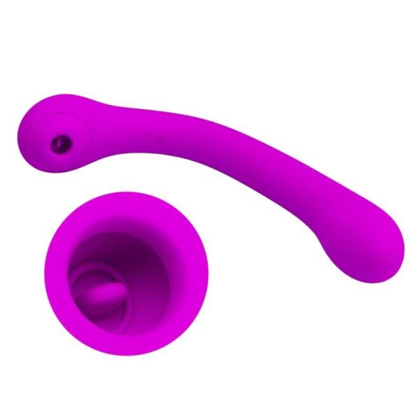 PRETTY LOVE ALEX VIBRADOR E ESTIMULADOR - ROXO - Imagen 2