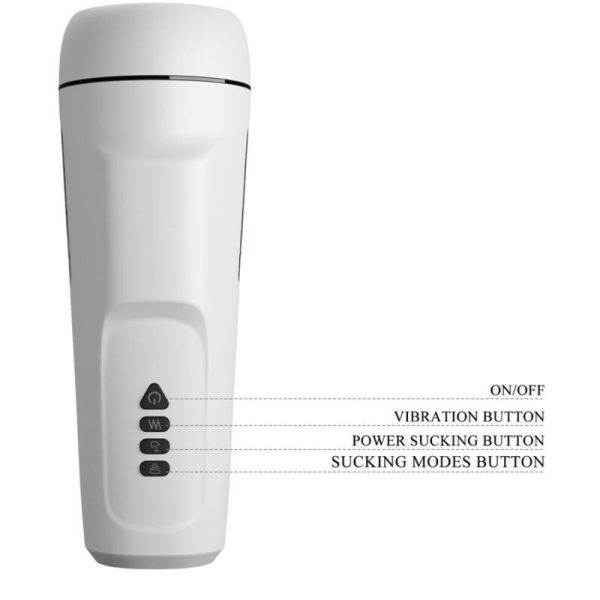 PRETTY LOVE - MASTURBADOR MASCULINO SIENNA COM VIBRAO. VOZ E SUCO - Imagen 8