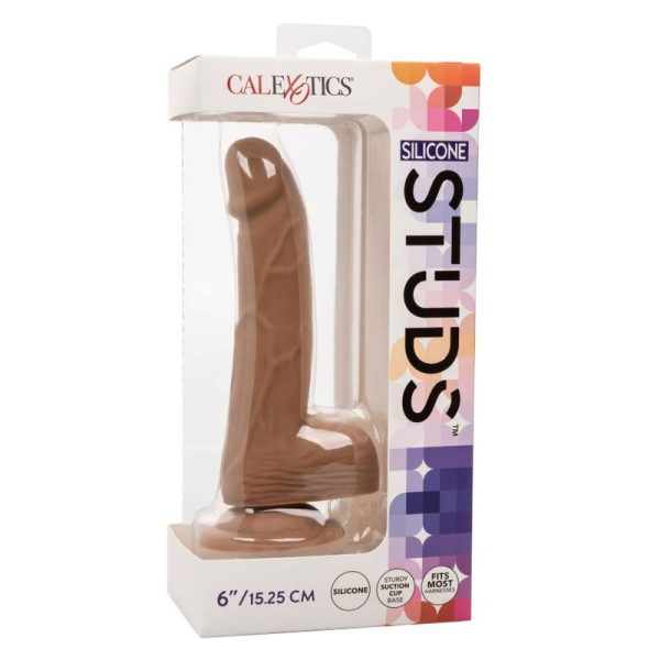 CALIFÓRNIA EXOTICS SILICONE 15,24 CM MARROM - Imagen 11