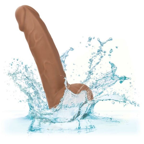 CALIFÓRNIA EXOTICS SILICONE 15,24 CM MARROM - Imagen 3