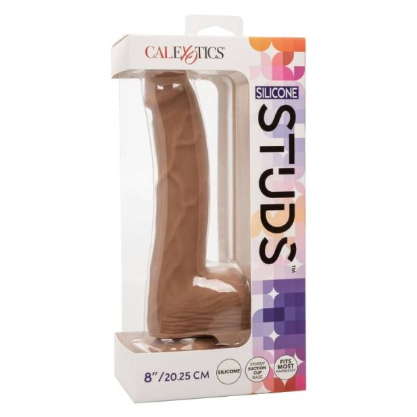 CALIFÓRNIA EXOTICS SILICONE STUDS 20,32 CM MARROM - Imagen 11
