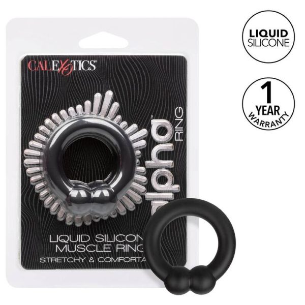 CALIFÓRNIA EXOTICS ALPHA MUSCLE RING PRETO - Imagen 3