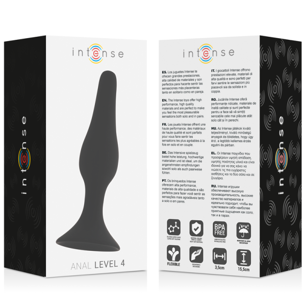 NÍVEL ANAL INTENSO 4 15,5 CM PRETO - Imagen 4