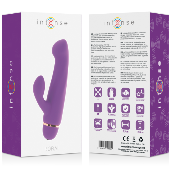 BORAL INTENSO 20 VELOCIDADES SILICONE ROXO - Imagen 4