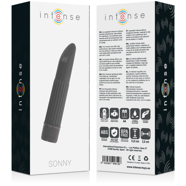 INTENSE SONNY VIBRATOR BLACK - Imagen 4