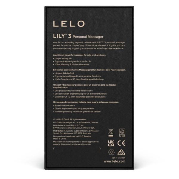 LELO LILY 3 MASSAGER PESSOAL - - Imagen 4