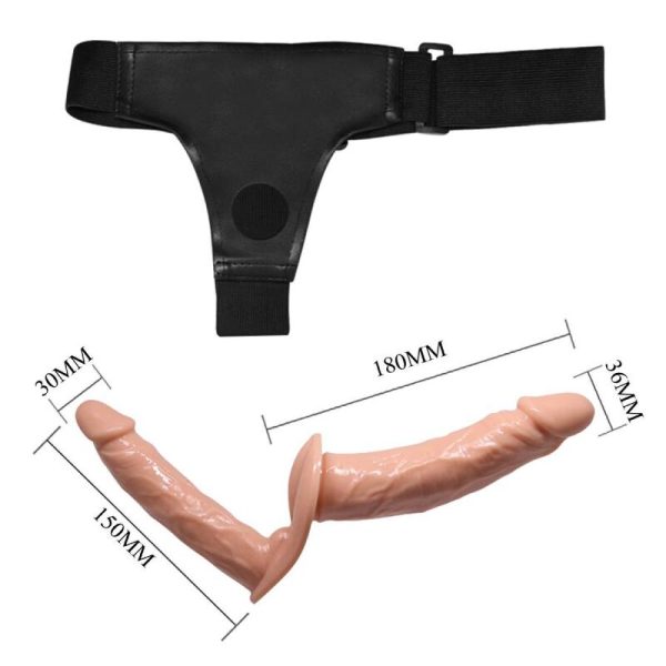 BAILE - ULTRA PASSIONATE HARNESS DOUBLE DILDOS WITH HARNESS - Imagen 5