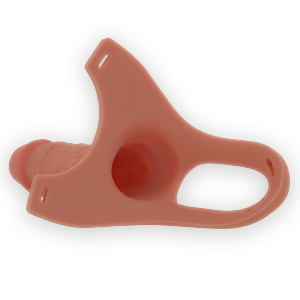 INTENSO - EXTENSO DE SILICONE OCO STRAP-ON 16 X 3,5 CM - Imagen 5