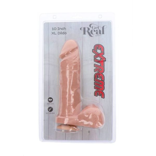 GET REAL - EXTREME XL DILDO 25,5 CM PELE - Imagen 5
