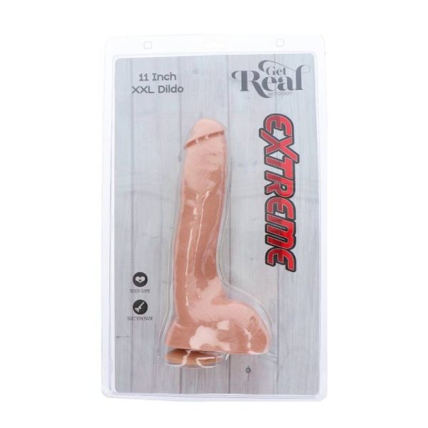 GET REAL - EXTREME XXL DILDO 28 CM PELE - Imagen 5