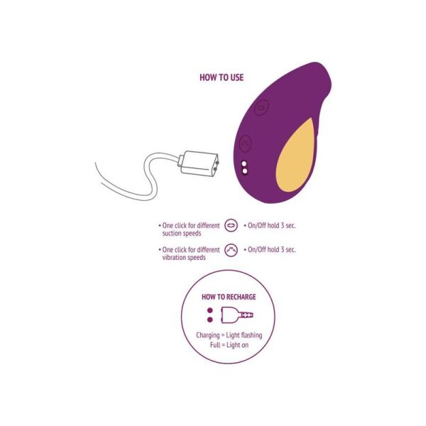XOCOON - ESTIMULADOR DE AMOR DIVINO ROXO - Imagen 7