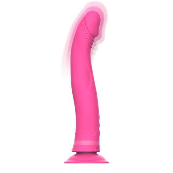 INTENSO - MICHELANGELO DILDO VIBRADOR SILICONE ROSA