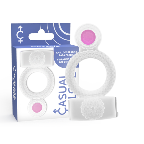 CASUAL LOVE-  ANEL CASUAL ANEL DUPLO PRAZER TRANSPARENTE