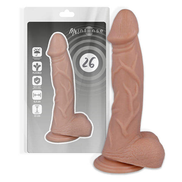 MR INTENSE - 26 REALISTIC PENIS 22CM -O- 4,4 CM - Imagen 2