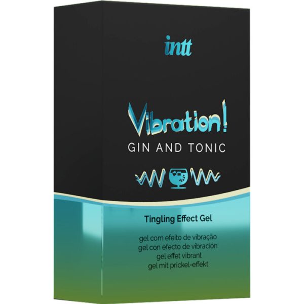 INTT - PODEROSO ESTIMULANTE ÍNTIMO LÍQUIDO VIBRADOR GEL GIN & TÔNICO 15ML - Imagen 3