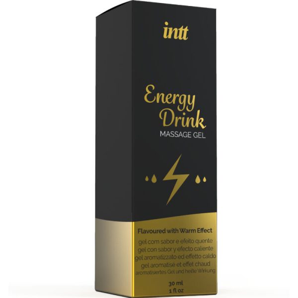 INTT MASSAGE & ORAL SEX - GEL DE MASSAGEM COM ENERGIA AROMATIZADA BEBIDA E EFEITO AQUECENTE - Imagen 3