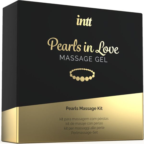 INTT MASSAGE & ORAL SEX - PÉROLAS APAIXONADAS COM COLAR DE PÉROLAS E GEL DE SILICONE - Imagen 3
