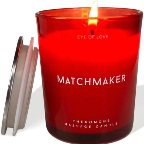 EYE OF LOVE - VELA DE MASSAGEM DIAMANTE VERMELHO MATCHMAKER ATTRACT HIM 150 ML - Imagen 2