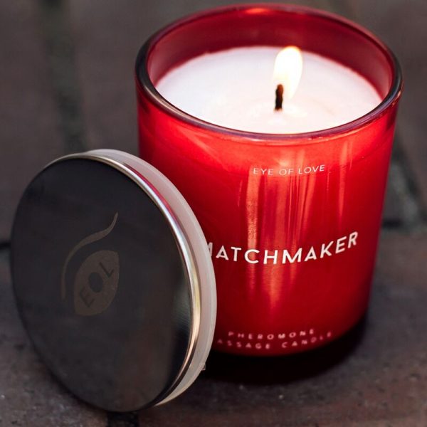 EYE OF LOVE - VELA DE MASSAGEM DIAMANTE VERMELHO MATCHMAKER ATTRACT HIM 150 ML - Imagen 5