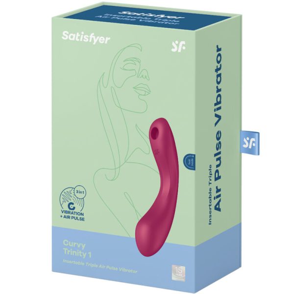 SATISFYER - CURVA TRINITY 1 AIR PULSE VIBRAÇÃO - Imagen 10
