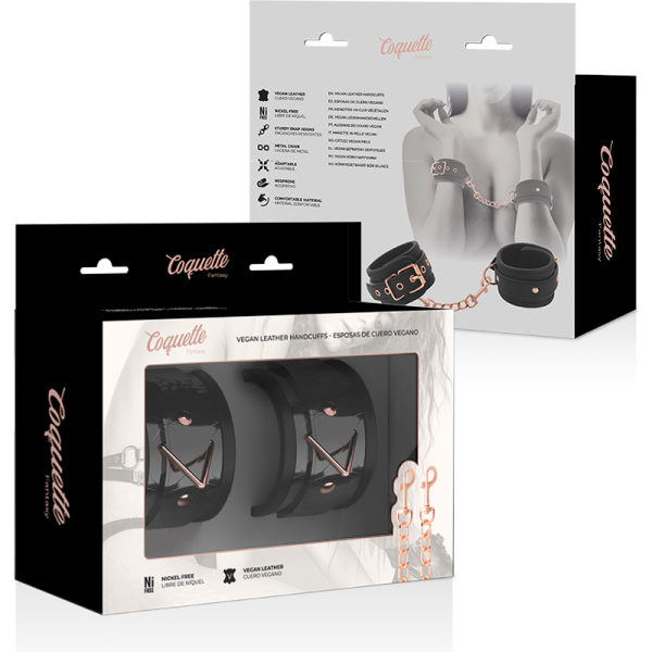 COQUETTE CHIC DESIRE - ALGEMAS BLACK EDITION COM FORRO DE NEOPRENE - Imagen 8