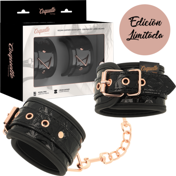 COQUETTE CHIC DESIRE - ALGEMAS BLACK EDITION COM FORRO DE NEOPRENE - Imagen 2