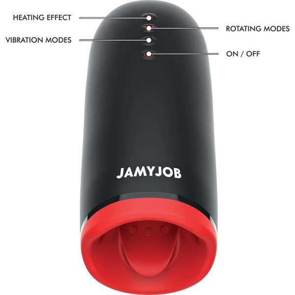 JAMYJOB - MASTURBADOR DE AQUECIMENTO E ROTAÇÃO SPIN-X - Imagen 5