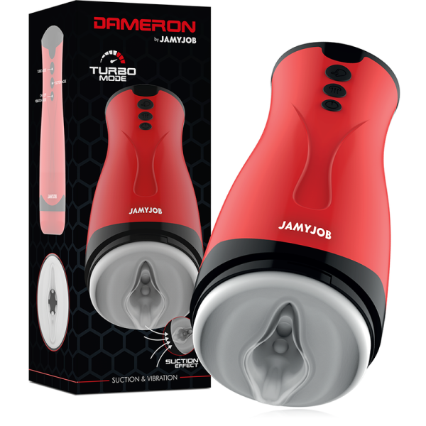 JAMYJOB - DAMERON MASTURBADOR DE SUCÇÃO E VIBRAÇÃO