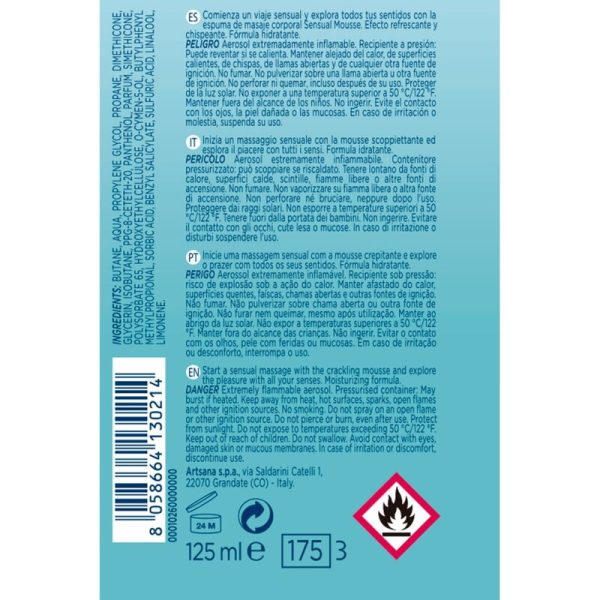CONTROL CREMA MASAJE MOUSSE SENSUAL WAVE 125 ML - Imagen 2