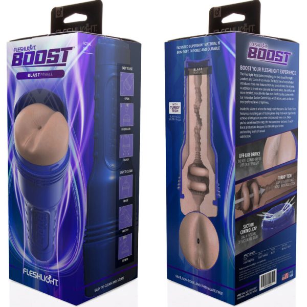 FLESHLIGHT BOOST BLAST LM FLESH (RP) - Imagen 7