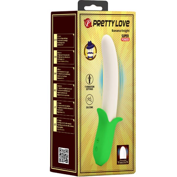 BONITO AMOR - BANANA KNIGHT SUPER POWER 7 CONFIGURAÇÕES DE VIBRAÇÃO SILICONE - Imagen 7