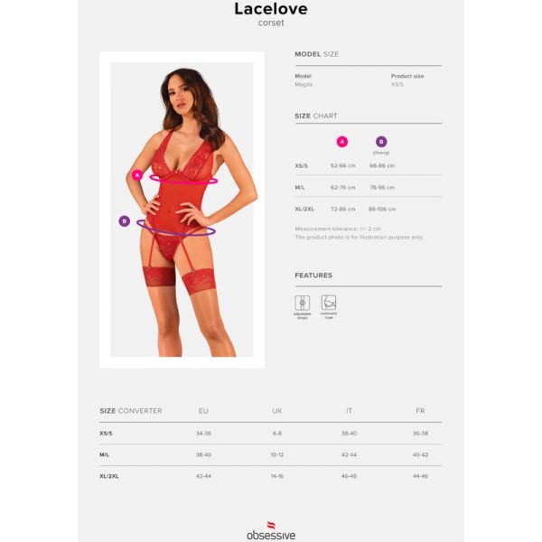 OBSESSIVE - LACELOVE CORSET - Imagen 7