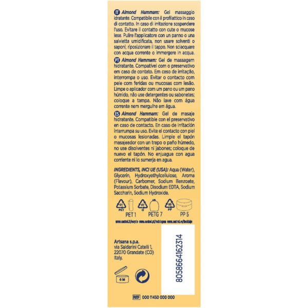 CONTROL ALMOND HAMMAM GEL DE MASSAGEM 3 EM 1 200 ML - Imagen 2