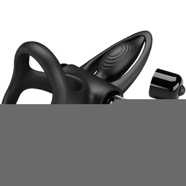 PRETTY LOVE - ANEL VIBRANTE 10 VIBRAÕES SILICONE PRETO - Imagen 8