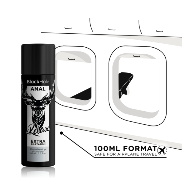 BLACK HOLE - GEL BASE DE SILICONE DILATAÇÃO ANAL 100 ML - Imagen 5