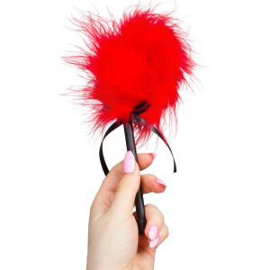 SECRETPLAY - ESPANADOR MARABOU VERMELHO