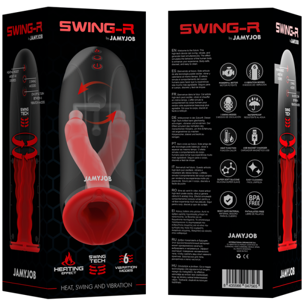 JAMYJOB - EFEITO DE AQUECIMENTO SWING-R, TECNOLOGIA DE SWING E MASTURBADOR DE VIBRAO - Imagen 7