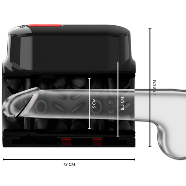 JAMYJOB - VORTEX MASTURBADOR TURBO COM IMPULSO E ROTAÇÃO 360º PARA CIMA E PARA BAIXO - Imagen 2