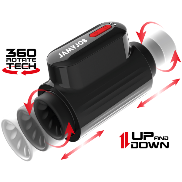 JAMYJOB - VORTEX MASTURBADOR TURBO COM IMPULSO E ROTAÇÃO 360º PARA CIMA E PARA BAIXO - Imagen 3