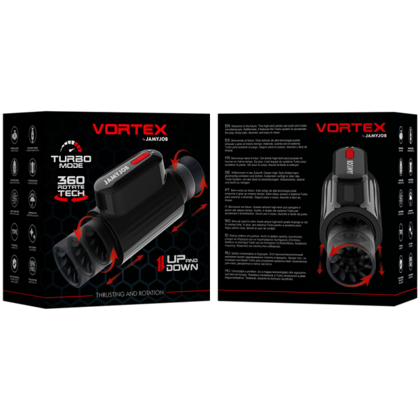 JAMYJOB - VORTEX MASTURBADOR TURBO COM IMPULSO E ROTAÇÃO 360º PARA CIMA E PARA BAIXO - Imagen 7