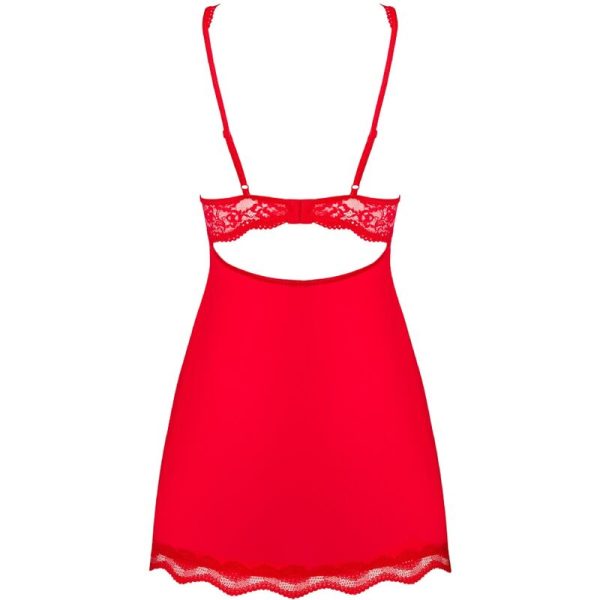 OBSESSIVE - LUVAE BABYDOLL & TANGA VERMELHA - Imagen 6