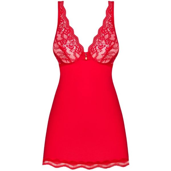OBSESSIVE - LUVAE BABYDOLL & TANGA VERMELHA - Imagen 5