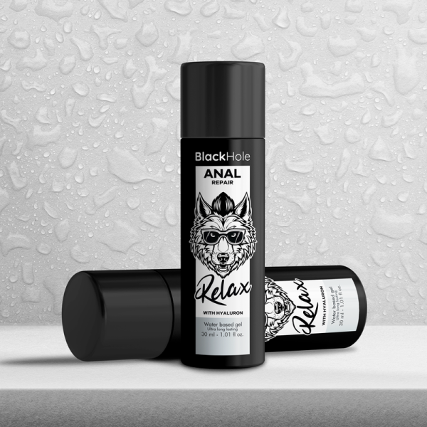 BLACK HOLE - REPARO ANAL RELAX À BASE DE ÁGUA COM HIALURON 30 ML - Imagen 6