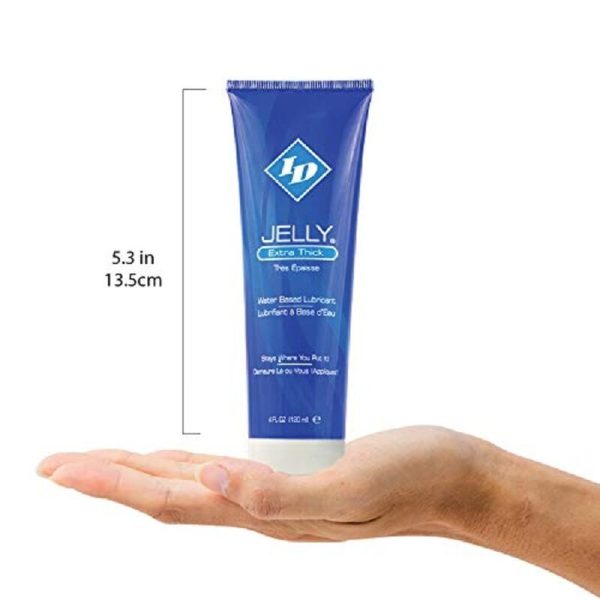 ID JELLY - LUBRIFICANTE À BASE DE ÁGUA TUBO DE VIAGEM EXTRA GROSSO 120 ML - Imagen 3