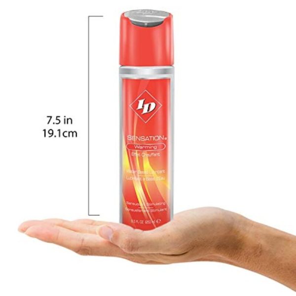 ID SENSATION - LUBRIFICANTE À BASE DE ÁGUA COM EFEITO CALOR 250 ML - Imagen 2