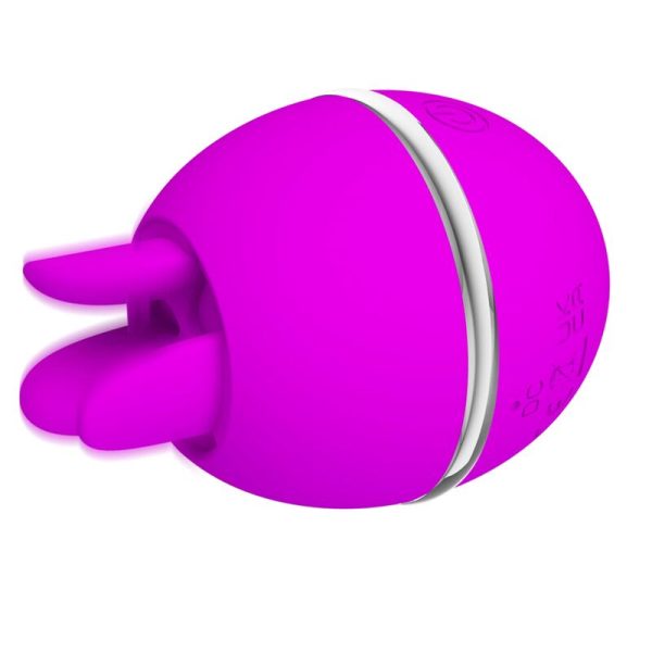 PRETTY LOVE - VIBRADOR DE SILICONE REDONDO ROXO BOLA GEMINI - Imagen 5