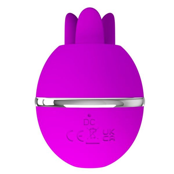 PRETTY LOVE - VIBRADOR DE SILICONE REDONDO ROXO BOLA GEMINI - Imagen 4